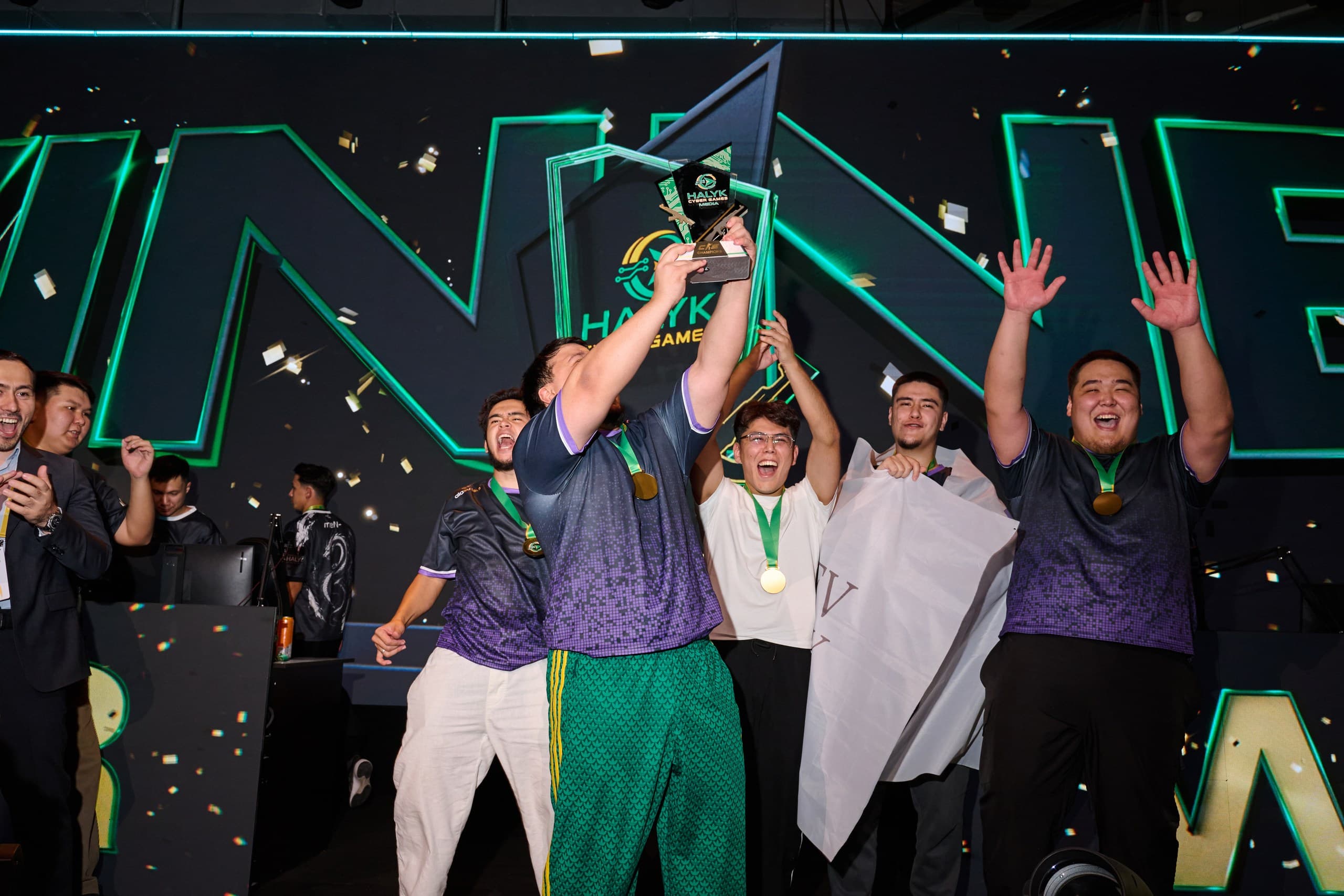 Момент победы на Halyk Cyber Games Cup 2026